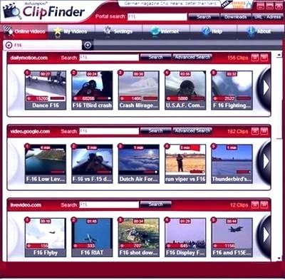 Поиск видео с помощью Ashampoo ClipFinder HD